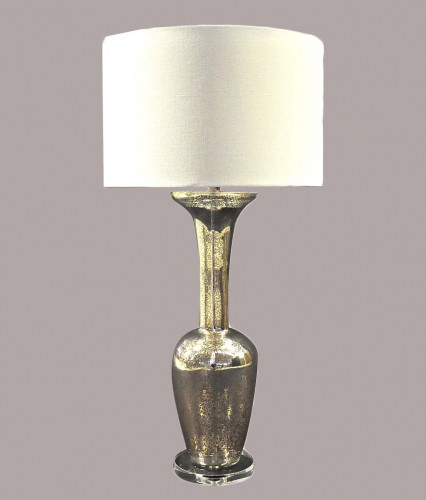 Lampe eglomisée