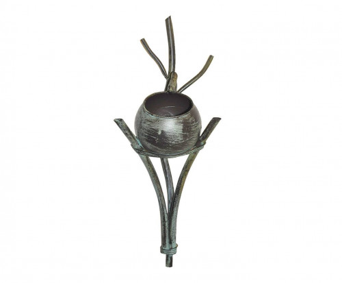 Nichoir a oiseaux en fer forge Porte Plante Oiseaux