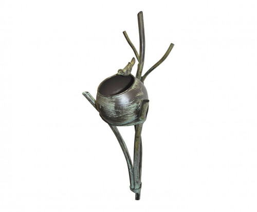Nichoir a oiseaux en fer forge Porte Plante Oiseaux