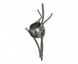 Nichoir a oiseaux en fer forge Porte Plante Oiseaux
