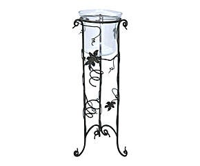 Rafraîchissoir jardiniere en  Fer Forgé et verre