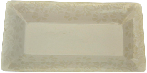 Plat a cake Plateau vide-poche Céramique damassé