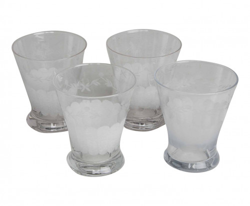 Verres Graves à eau Set de 4