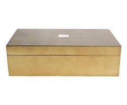 Boite design laquée Rectangulaire Bronze