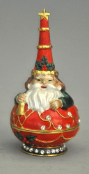 Deco boite Pere noel rouge