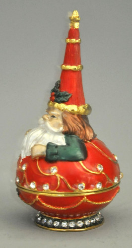 Deco boite Pere noel rouge