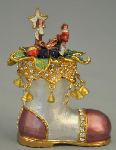 Boite secret Botte de Noel