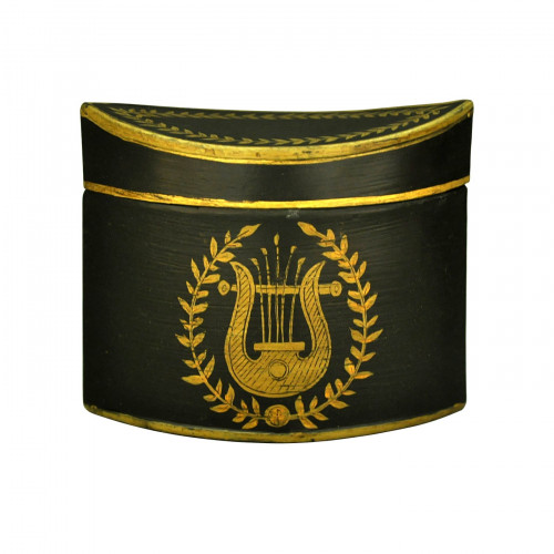Boite Lyre en Tôle Peinte Noire