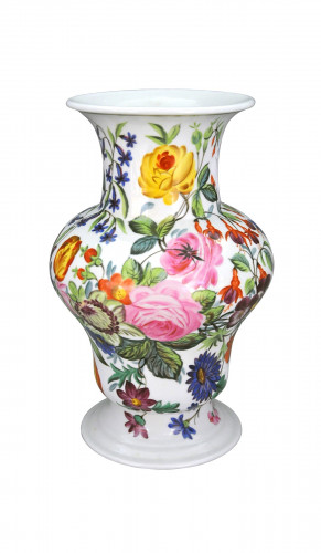 Grand vase fleuri porcelaine Modele Expo
