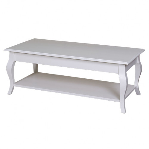 Table de salon en pin massif ROMANE - 120x60x45