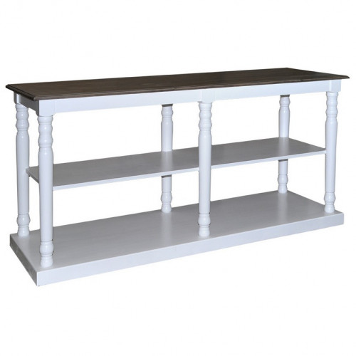 Table de mercerie avec plateau en Pin