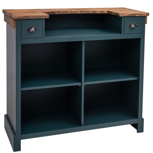 Comptoir Bar en pin Massif - 120x51x107cm