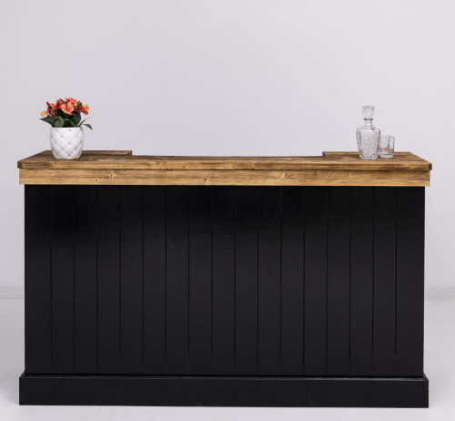 Comptoir Bar en pin Massif - 180x51x107 cm