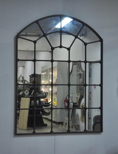 Grand Miroir Atelier en métal de style industriel | 140x180 cm