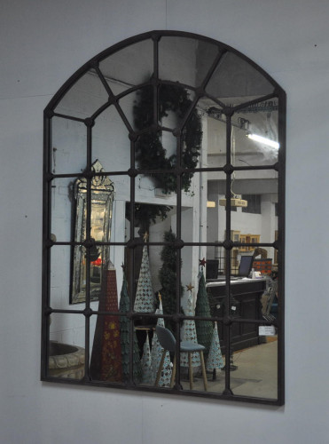 Grand Miroir Atelier en métal de style industriel | 140x180 cm