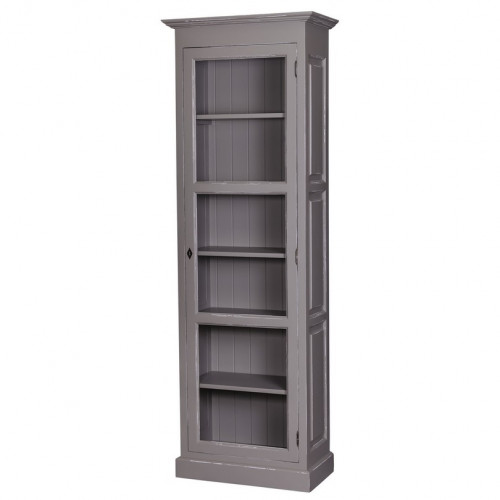 Vitrine Etagère Colonne ROMANE - 75x40x220 cm