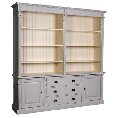 Buffet Vaisselier avec 6 tiroirs et 2 portes | 223x51x228cm
