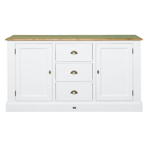 Buffet en bois Massif ROMANE - 173x47x93cm