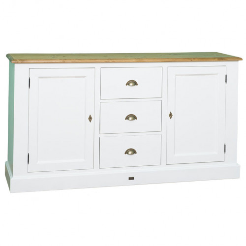 Buffet en bois Massif ROMANE - 173x47x93cm