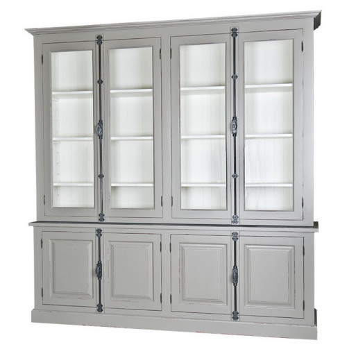 Buffet 4 Portes et 2 Tablettes ROMANE | 219x50x78cm