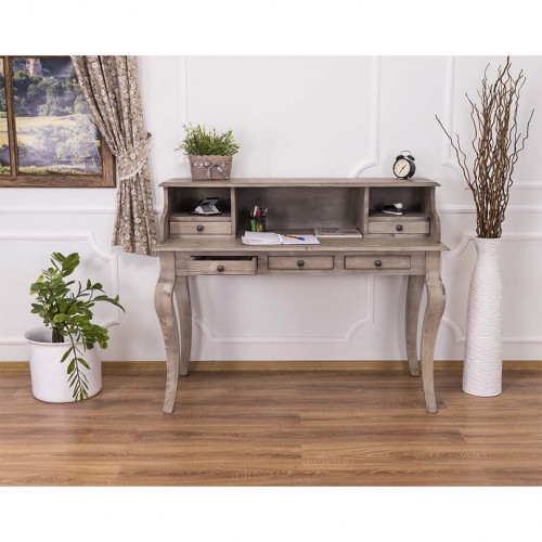 Bureau Secrétaire Dos d'âne ROMANE | 130x60x103 cm