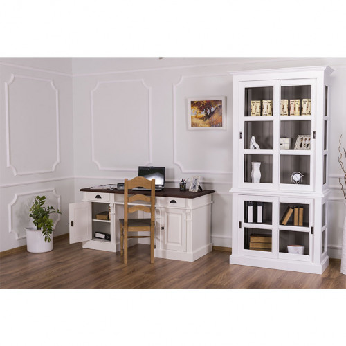 Vitrine avec 4 Portes Coulissantes | 110x47x220cm