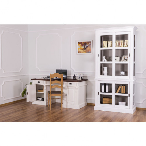 Vitrine avec 4 Portes Coulissantes | 110x47x220cm