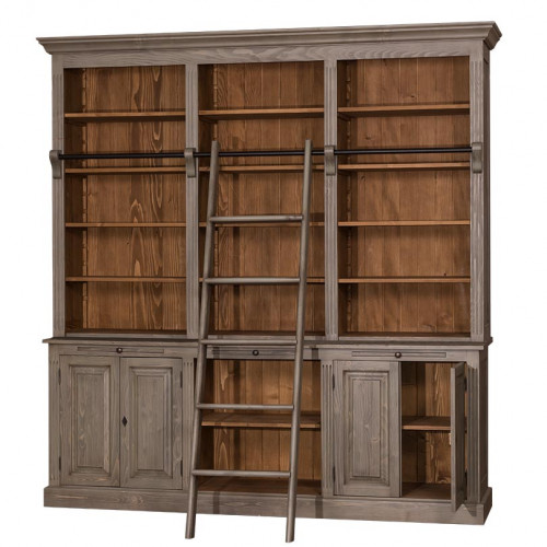 Grande Bibliothèque 2 corps ROMANE - 229x51x244 cm
