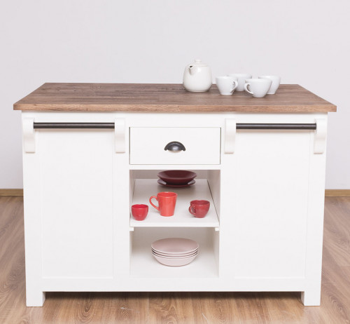 Ilot central de cuisine ROMANE - 135x85x90 cm