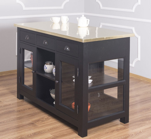 Ilot central de cuisine ROMANE - 135x65x90 cm