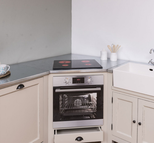 Meuble bas de cuisine ROMANE pour four encastrable - 76x65x90 cm