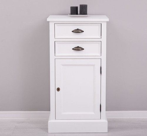 Meuble de rangement ROMANE en bois massif - 50x35x96 cm