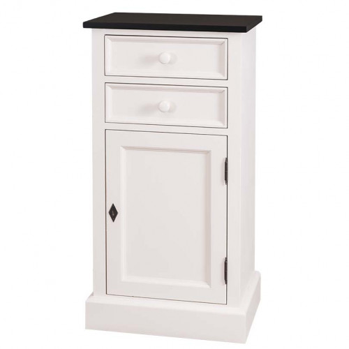 Meuble de rangement ROMANE en bois massif - 50x35x96 cm