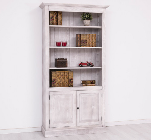Etagère bibliothèque ouverte ROMANE - 110x39x210 cm