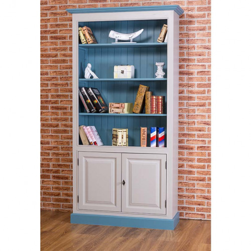 Etagère bibliothèque ouverte ROMANE - 110x39x210 cm