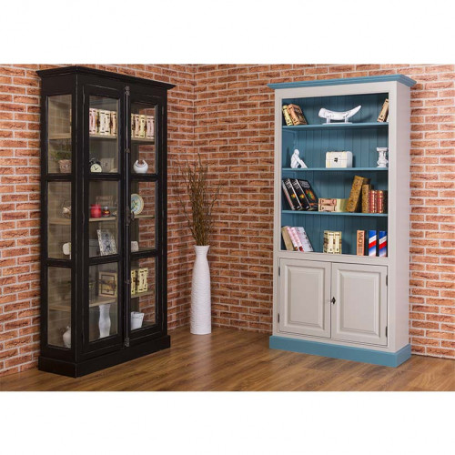 Etagère bibliothèque ouverte ROMANE - 110x39x210 cm