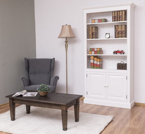 Etagère bibliothèque ouverte ROMANE - 110x39x210 cm