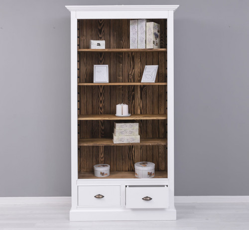 Etagère Bibliothèque ouverte ROMANE - 110x39x210 cm