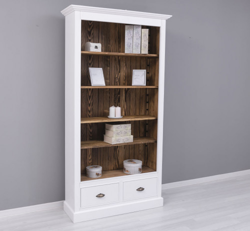 Etagère Bibliothèque ouverte ROMANE - 110x39x210 cm