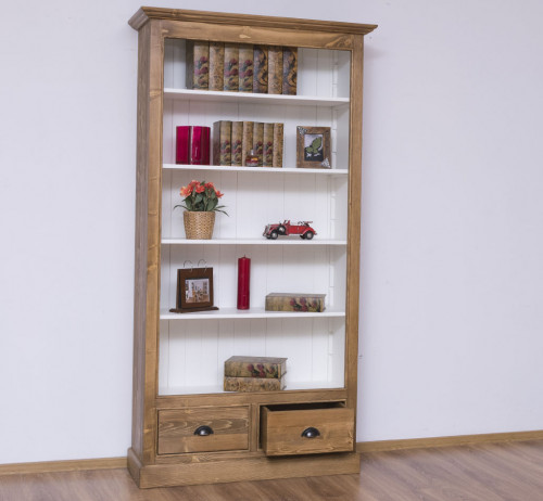 Etagère Bibliothèque ouverte ROMANE - 110x39x210 cm