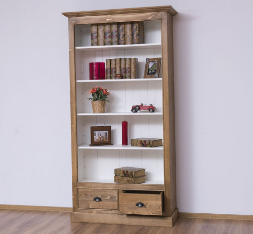 Etagère Bibliothèque ouverte ROMANE - 110x39x210 cm