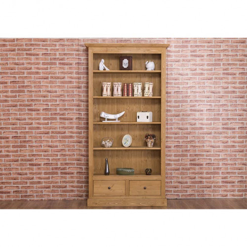 Etagère Bibliothèque ouverte ROMANE - 110x39x210 cm