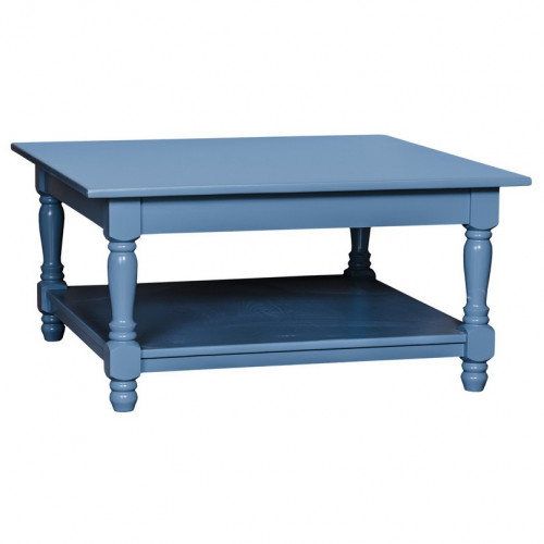 Table basse en pin massif ROMANE - 90x90x45 cm