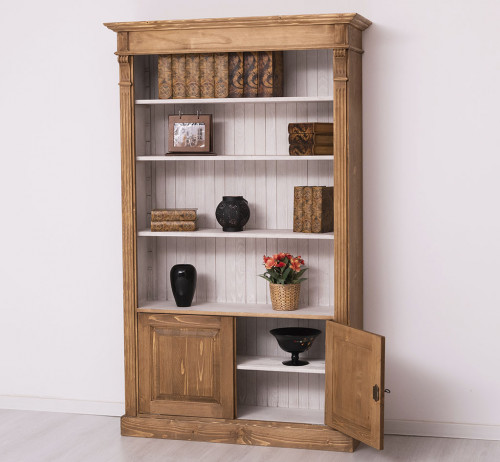 Etagère bibliothèque ouverte ROMANE - 120x39x197 cm