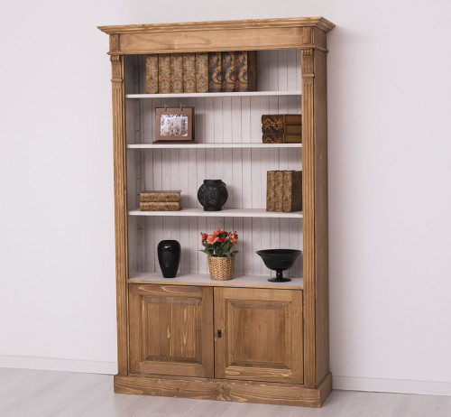 Etagère bibliothèque ouverte ROMANE - 120x39x197 cm