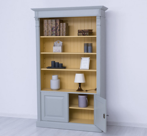 Etagère bibliothèque ouverte ROMANE - 120x39x197 cm