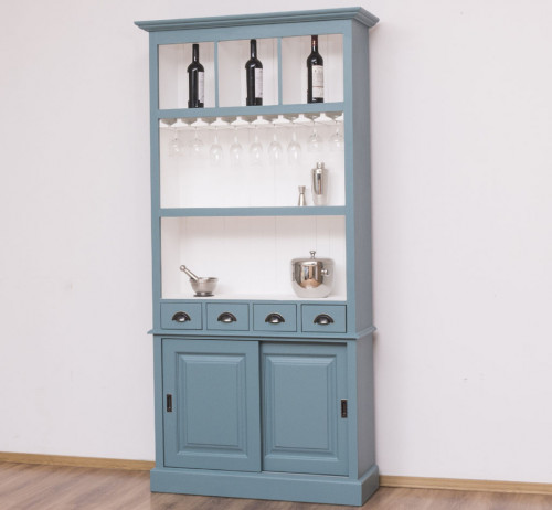 Fond de bar avec porte-verres - 103x36x210 cm
