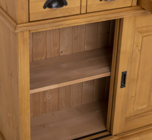 Fond de bar avec porte-verres - 103x36x210 cm