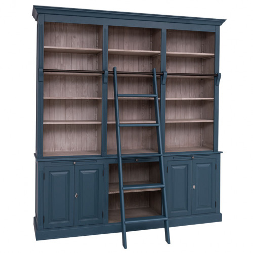 Grande Bibliothèque 2 corps ROMANE - 229x51x244 cm