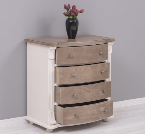 Petite commode de style Louis XVI 4 tiroirs ROMANE